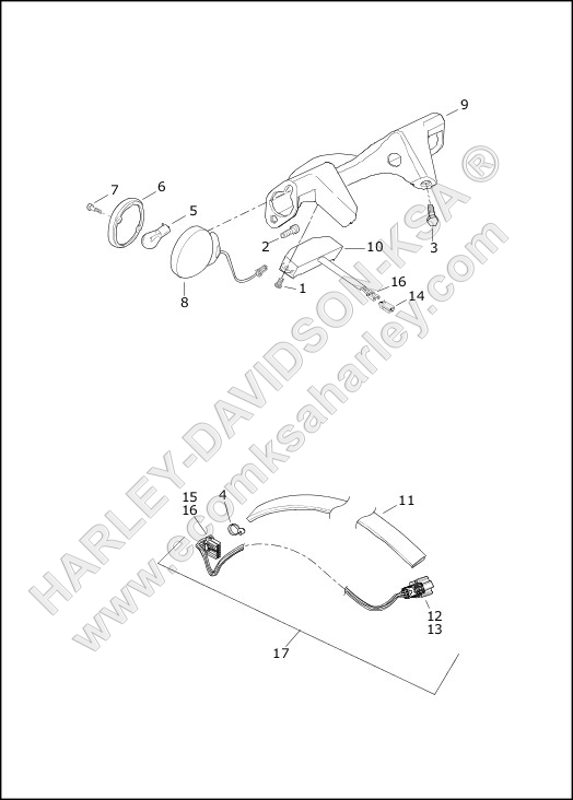 TAIL LAMP AND TURN SIGNALS, REAR 